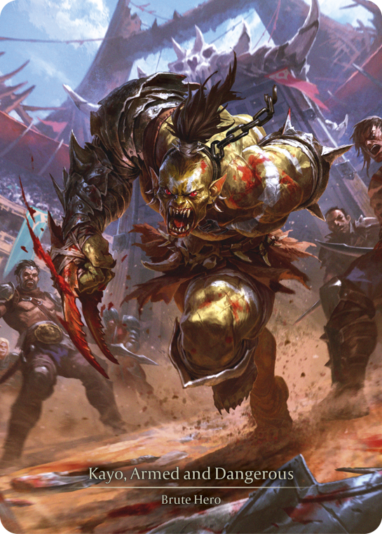 Kayo, Armed and Dangerous 武装した獣性、ケイヨ TCG専門店 蓮屋 MtG & FaB & GA / 【EN】[Brute] 武装した獣性、ケイヨ