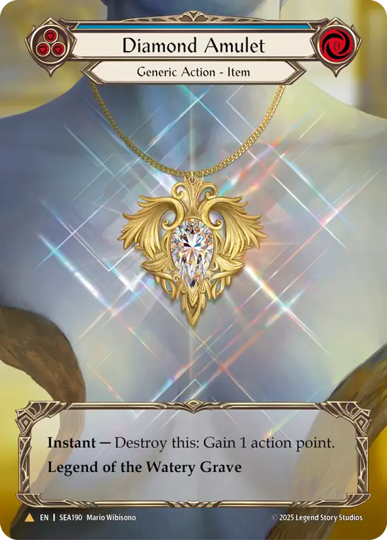 EN】〈CF〉Diamond Amulet/ダイヤモンドのアミュレット(Blue EN】〈CF〉Diamond Amulet/ダイヤモンドのアミュレット(Blue