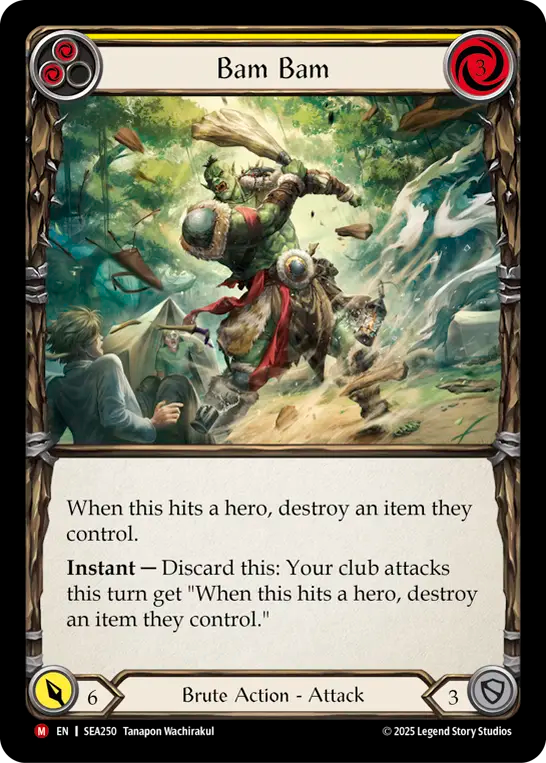 バンバンバン EN】Bam Bam/バン・バン(Yellow) [SEA250] – 【GOODGAME】FAB通販サイト