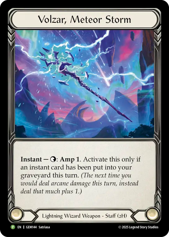 【EN】〈CF〉Volzar, Meteor Storm [GEM144]