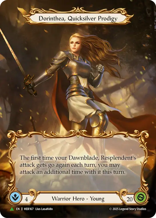 【EN】〈CF〉Dorinthea, Quicksilver Prodigy[Full Art] [HER167]