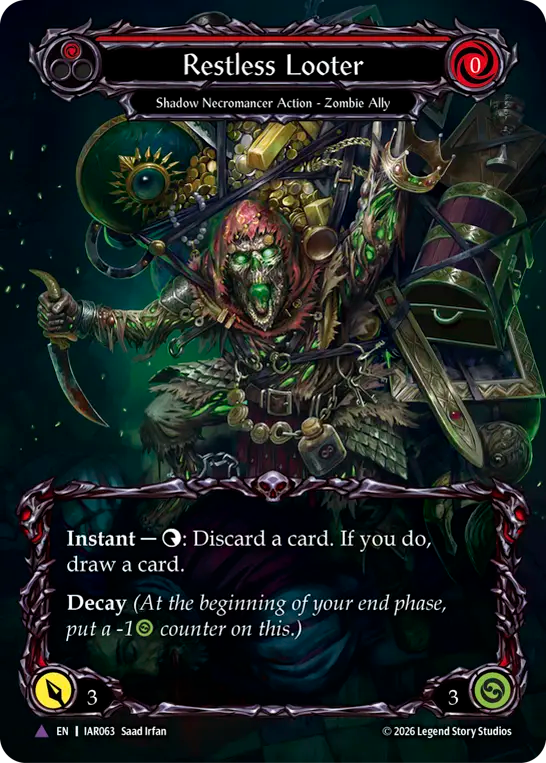 【EN】〈CF〉Restless Looter/彷徨う略奪者(Red)[Full Art] [IAR063]