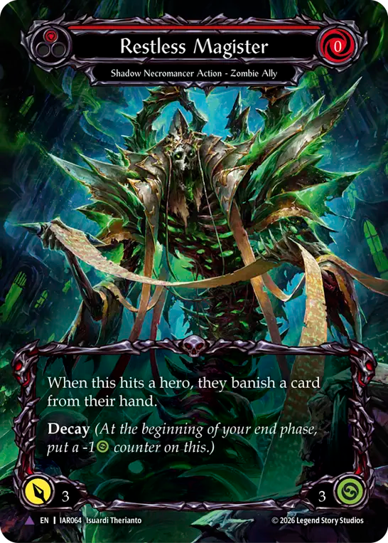 【EN】〈CF〉Restless Magister/彷徨うマジスター(Red)[Full Art] [IAR064]