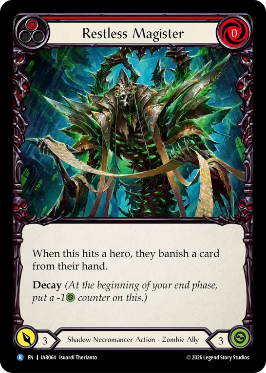 【EN】Restless Magister/彷徨うマジスター(Red) [IAR064]