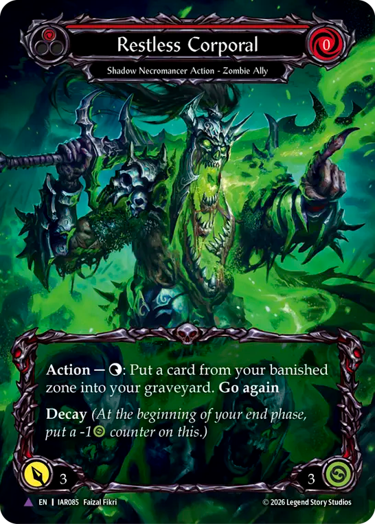 【EN】〈CF〉Restless Corporal/彷徨う伍長(Red)[Full Art] [IAR085]