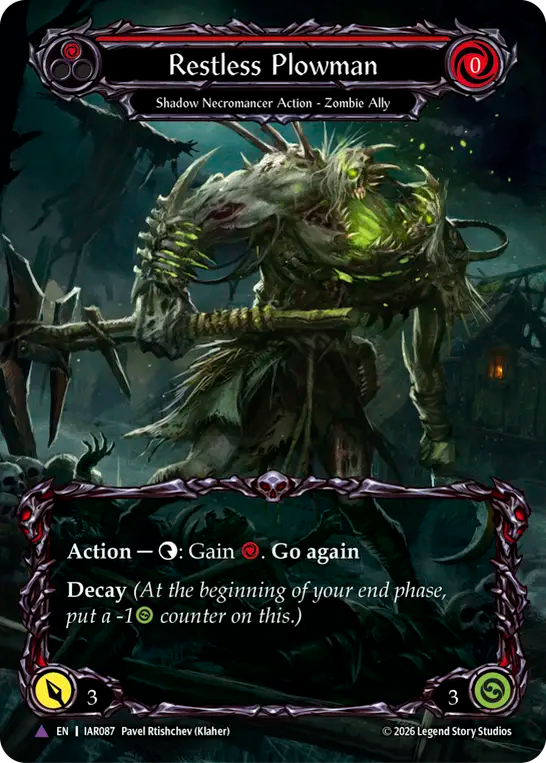 【EN】〈CF〉Restless Plowman/彷徨う耕夫(Red)[Full Art] [IAR087]