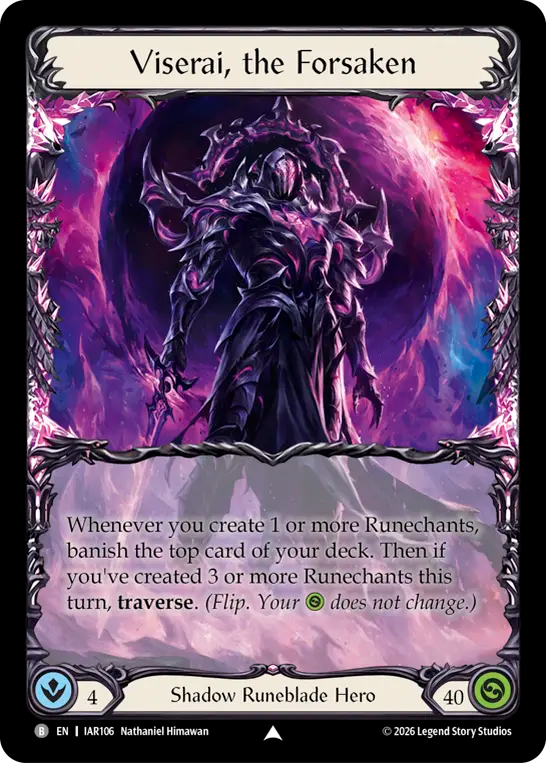 【EN】Viserai, the Forsaken/孤絶されし者、ヴィセライ[Extended Art] [IAR106]
