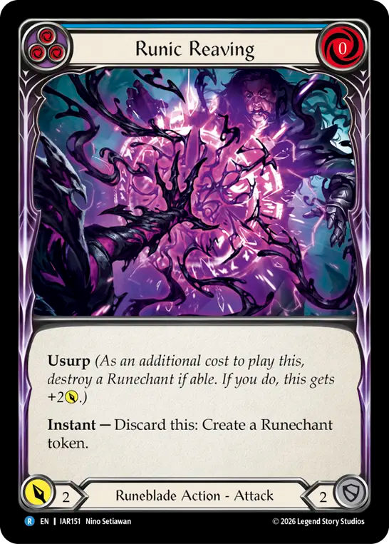 【EN】Runic Reaving/ルーンの略奪(Blue) [IAR151]