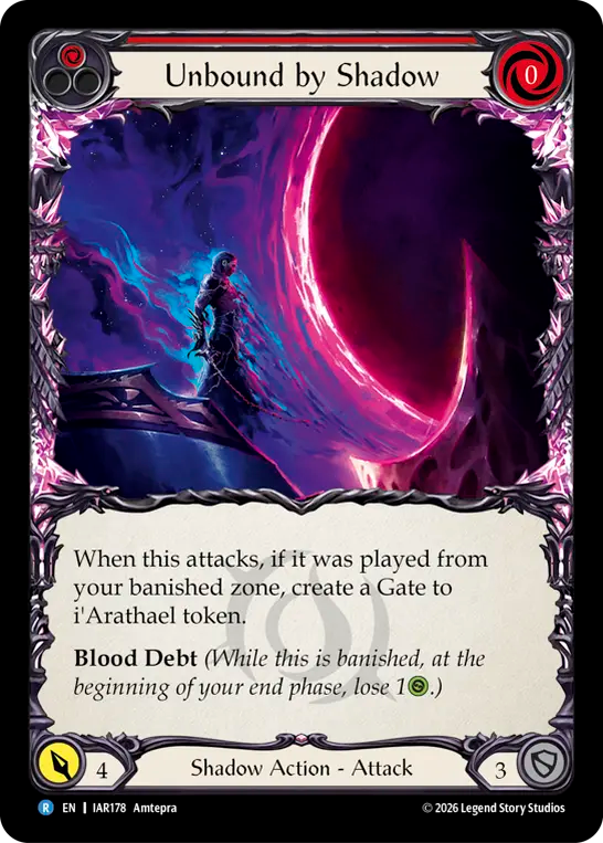 【EN】〈RF〉Unbound by Shadow/影からの解放(Red) [IAR178]