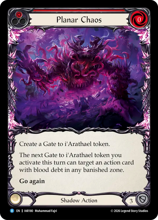 【EN】〈RF〉Planar Chaos/次元の混乱(Red) [IAR180]