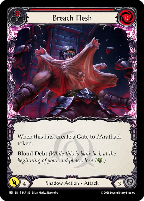 【EN】〈RF〉Breach Flesh/破肉(Red) [IAR182]