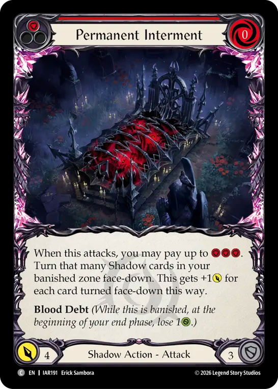【EN】Permanent Interment/永久の葬送(Red) [IAR191]