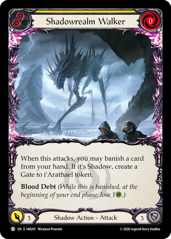 【EN】Shadowrealm Walker/影の地の遍歴者(Yellow) [IAR201]