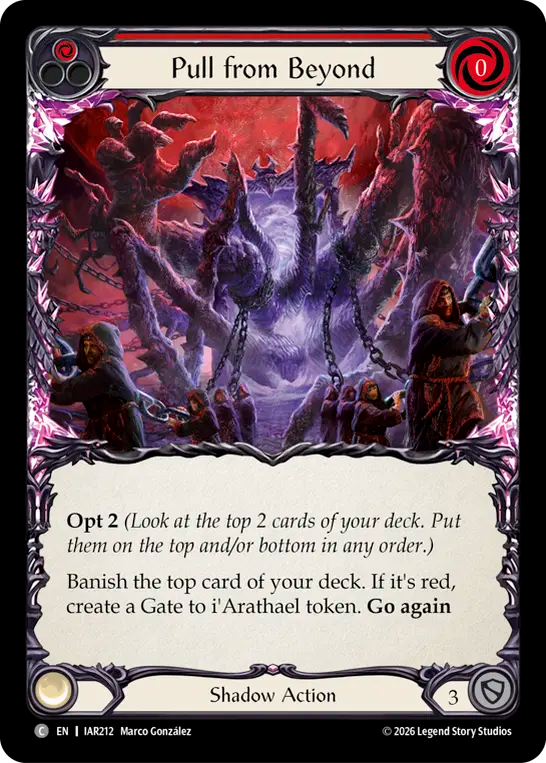 【EN】〈RF〉Pull from Beyond/彼方からの曳行(Red) [IAR212]
