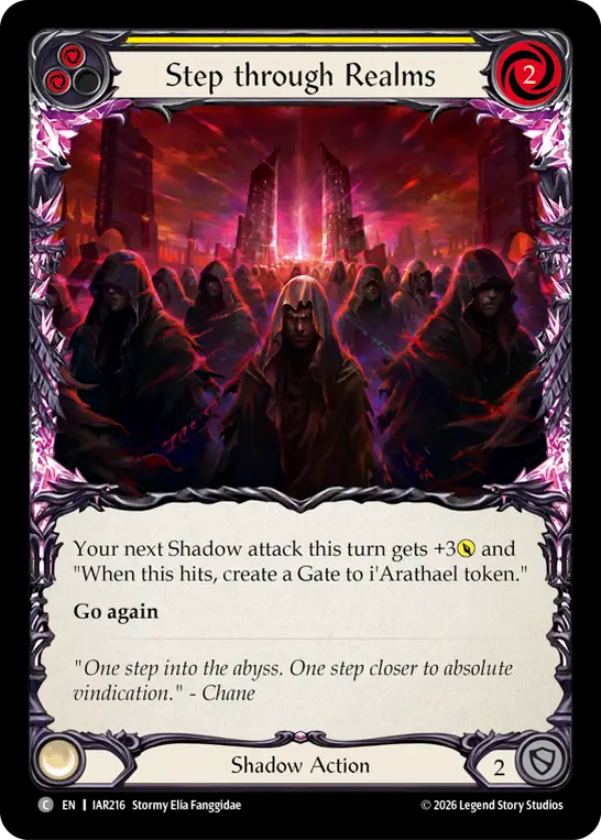 【EN】〈RF〉Step through Realms/領界越え(Yellow) [IAR216]