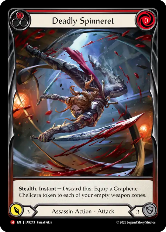 【EN】〈RF〉Deadly Spinneret/致死の糸巻き(Red) [IAR243]