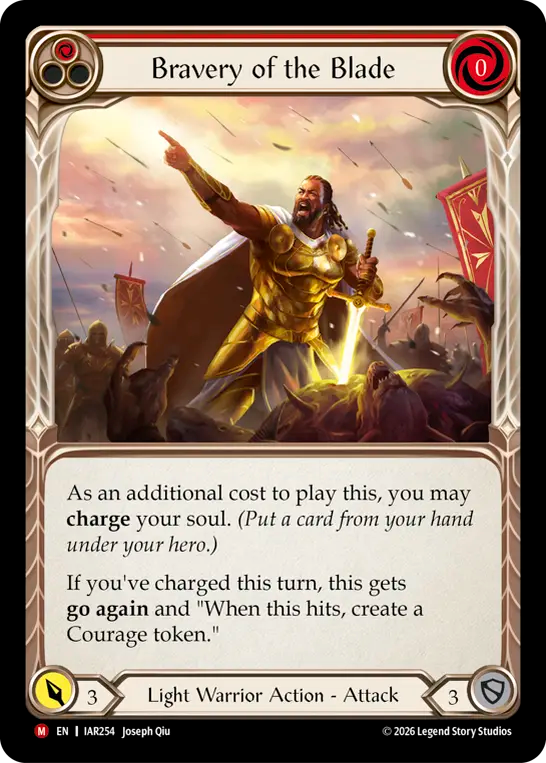 【EN】Bravery of the Blade/刃の勇猛(Red) [IAR254]