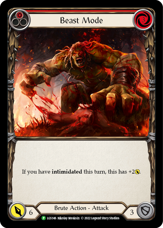 【EN】〈RF〉Beast Mode(Red) [LGS146] – 【GOODGAME】FAB通販サイト