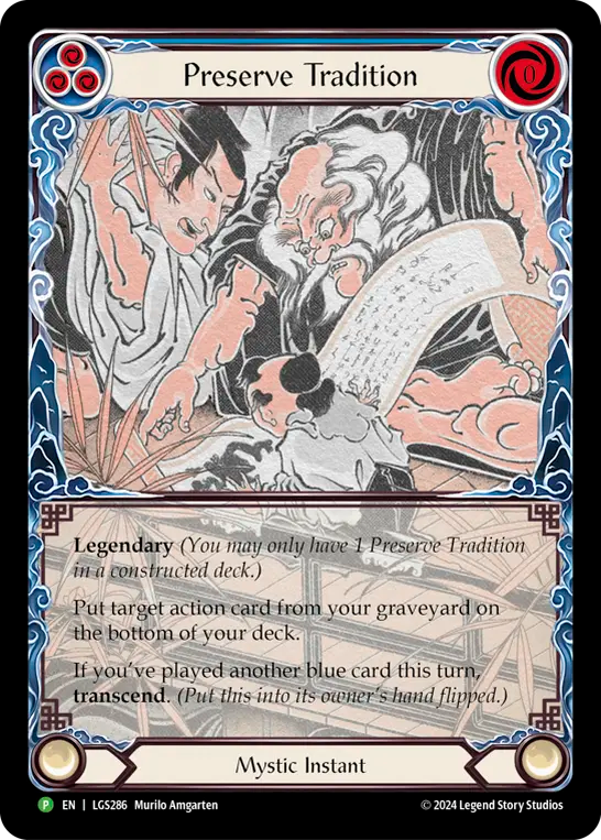 【EN】〈RF〉Preserve Tradition // Inner Chi(Blue)[Extended Art] [LGS286]