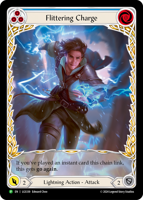 【EN】〈RF〉Flittering Charge(Blue)[Extended Art] [LGS339]