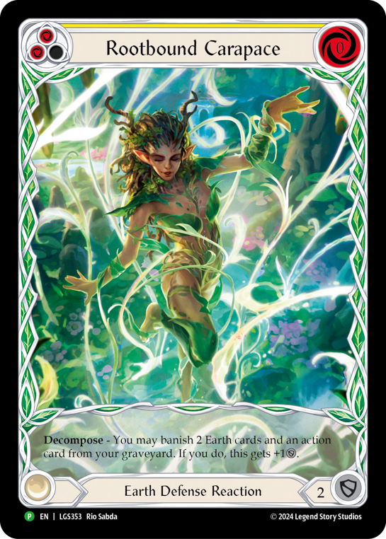 【EN】〈RF〉Rootbound Carapace(Yellow)[Extended Art] [LGS353]