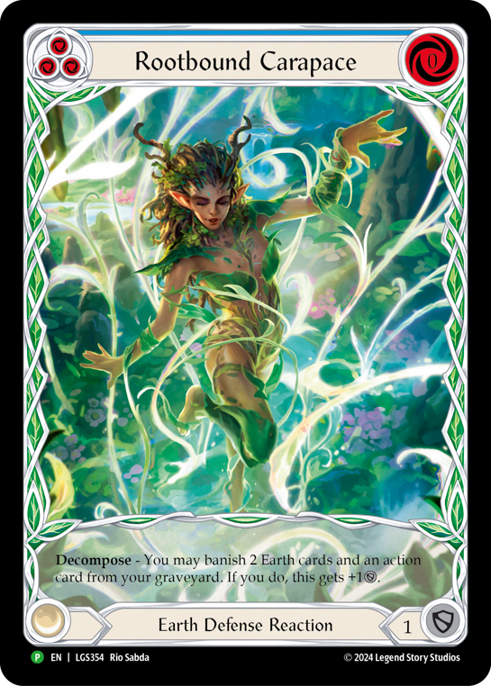 【EN】〈RF〉Rootbound Carapace(Blue)[Extended Art] [LGS354]