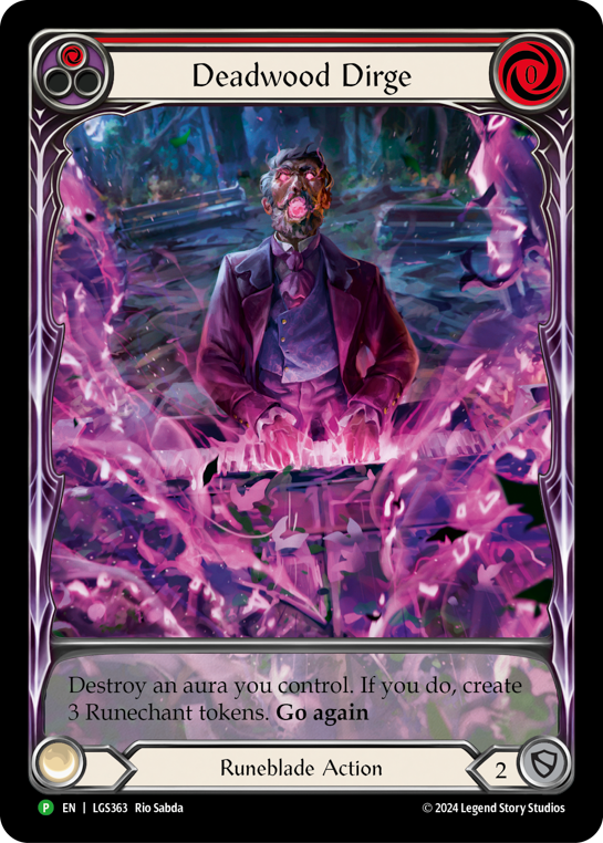 【EN】〈RF〉Deadwood Dirge(Red)[Extended Art] [LGS363]