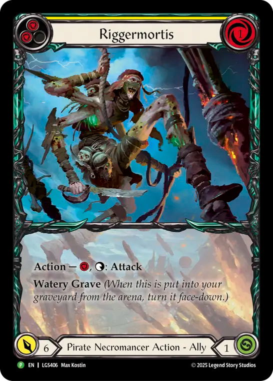 【EN】〈RF〉Riggermortis(Yellow)[Extended Art] [LGS406]