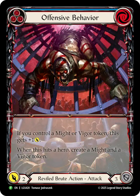 【EN】〈CF〉Offensive Behavior[Extended Art] [LGS420]