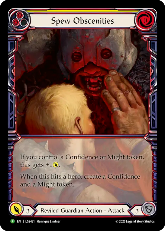 【EN】〈CF〉Spew Obscenities(Yellow)[Extended Art] [LGS421]