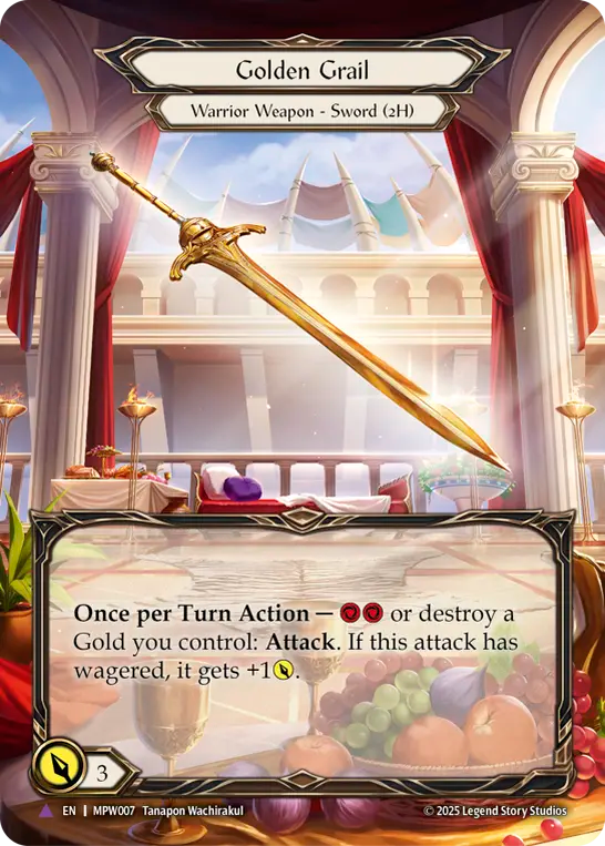 【EN】〈CF〉Golden Grail/黄金の血杯[Full Art] [MPW007]