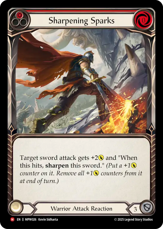【EN】Sharpening Sparks/研ぎ火花(Red) [MPW026]