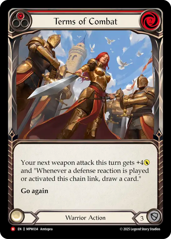 【EN】Terms of Combat/戦いの掟(Red) [MPW034]