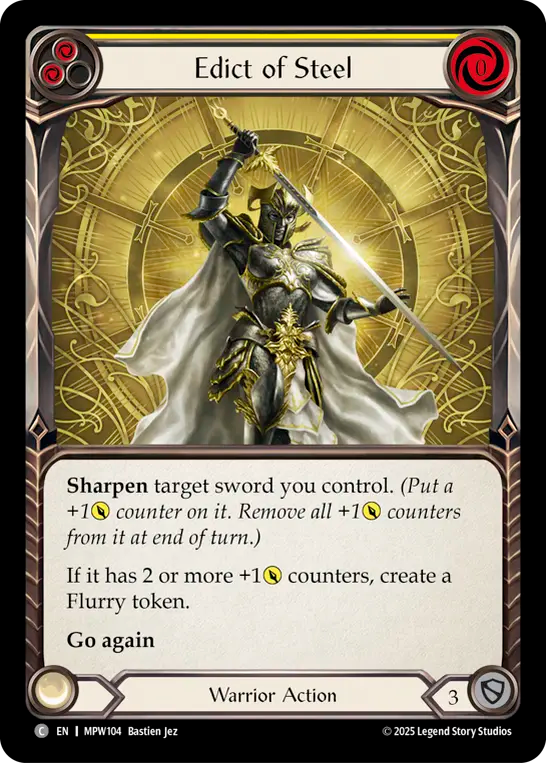 【EN】Edict of Steel/鋼の戒律(Yellow) [MPW104]