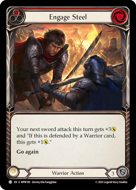 【EN】Engage Steel/兵刃の交わり(Red) [MPW106]