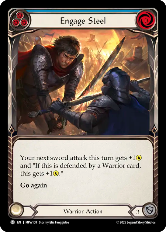 【EN】〈RF〉Engage Steel/兵刃の交わり(Blue) [MPW108]