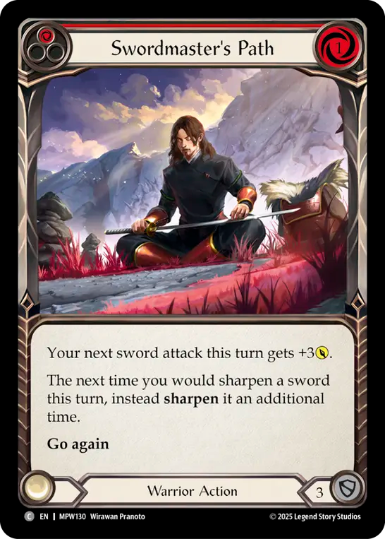 【EN】Swordmaster's Path/ソードマスターへの道(Red) [MPW130]
