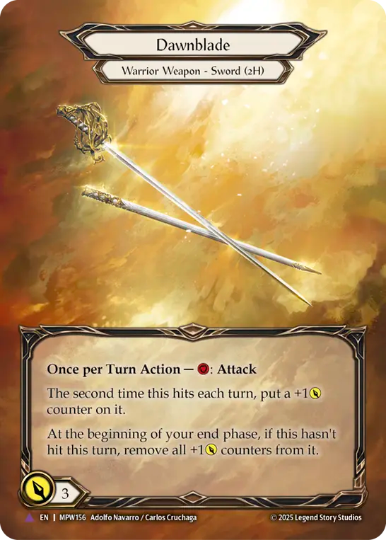 【EN】〈CF〉Dawnblade/黎明剣[Full Art] [MPW156]