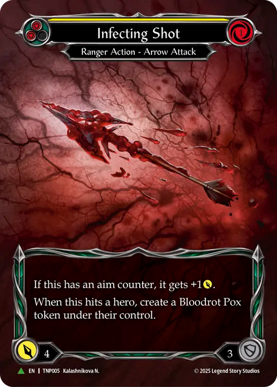 【EN】〈CF〉Infecting Shot(Yellow)[Full Art] [TNP005]