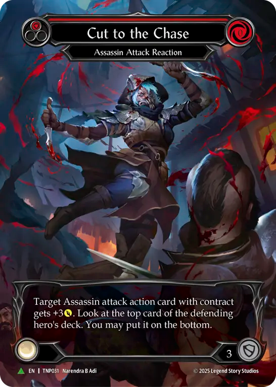 【EN】〈CF〉Cut to the Chase(Red)[Full Art] [TNP031]