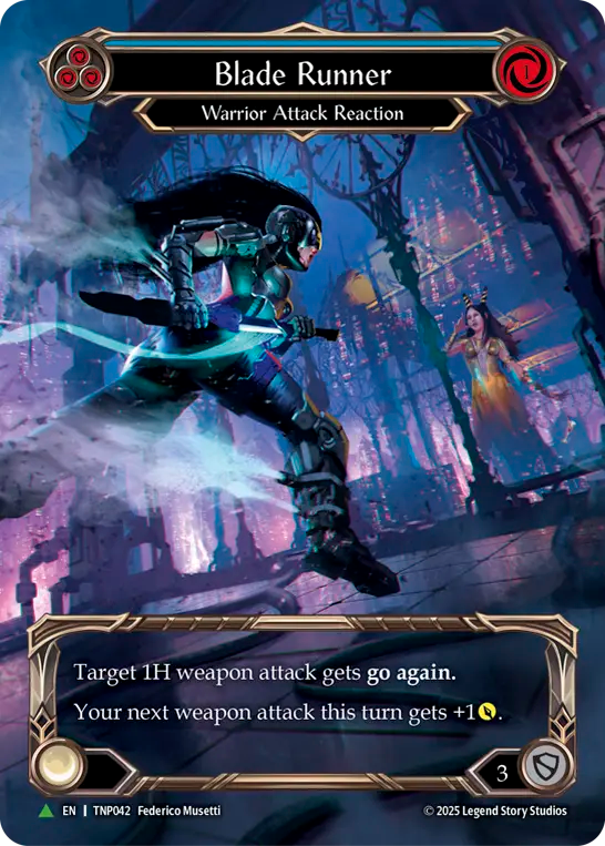 【EN】〈CF〉Blade Runner(Blue)[Full Art] [TNP042]