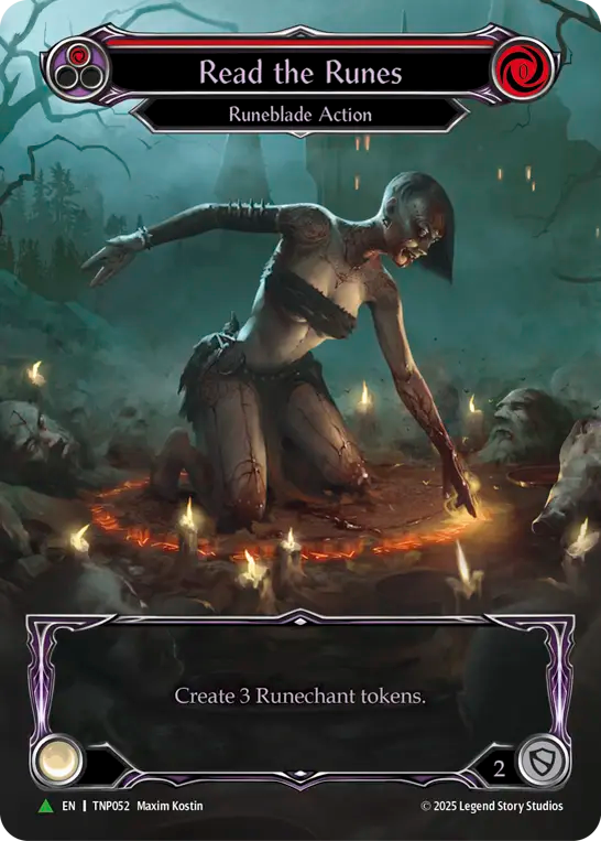 【EN】〈CF〉Read the Runes(Red)[Full Art] [TNP052]
